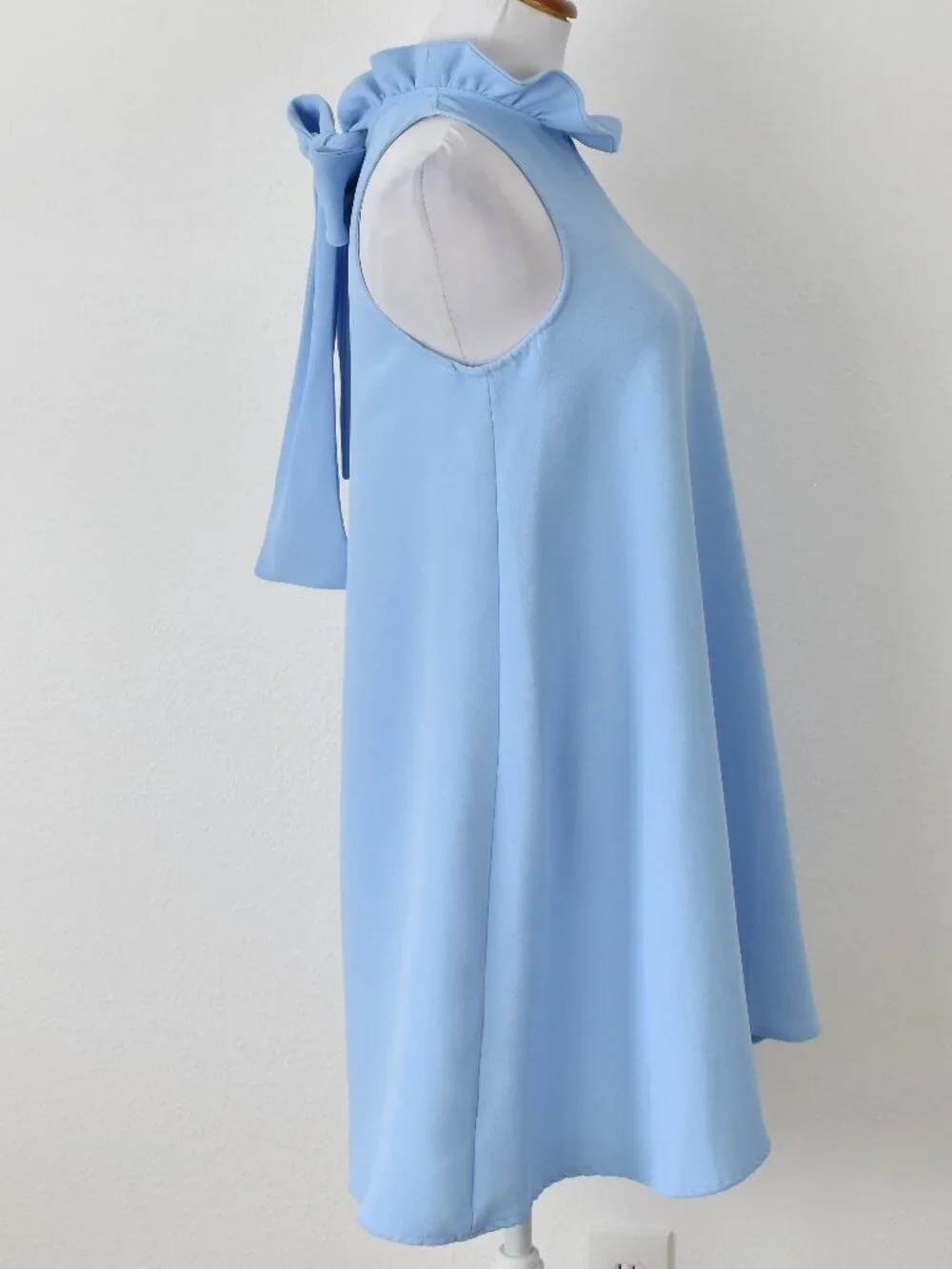 Pomander Place Blythe Baby Blue Mini Dress - S - Picture 7 of 9